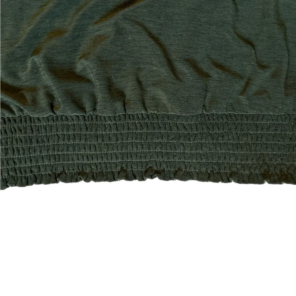 Women’s small dark green apt 9 stretchy top elastic waistband
